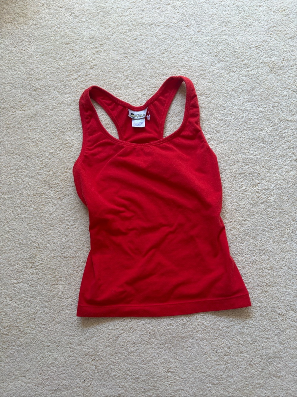 Jacques Moret Red Racerback Tank Top